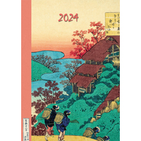 Hokusai - 2024 Diary Planner A5 Padded Cover by The Gifted Stationery