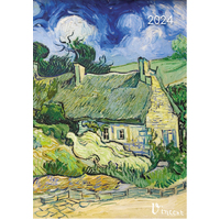 Van Gogh - 2024 Diary Planner A5 Padded Cover by The Gifted Stationery