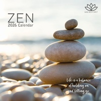 Zen -  2026 Gifted Stationery Wall Calendar Peaceful Living