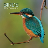 Birds - 2026 Gifted Stationery Wall Calendar Monthly Planner Birds & Nature