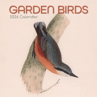Garden Birds - 2026 Gifted Stationery Wall Calendar Monthly Planner Birdwatching
