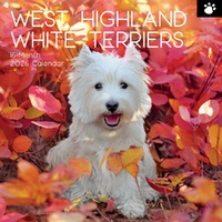 West Highland White Terriers - 2026 Gifted Stationery Westie Dog Calendar