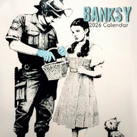 Banksy - 2026 Gifted Stationery Wall Calendar Urban Street Art Collection