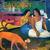 Gauguin - 2026 Gifted Stationery Wall Calendar Post-Impressionist Island Art