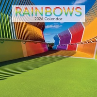 Rainbows - 2026 Gifted Stationery Wall Calendar Colourful Abstract Art Prints