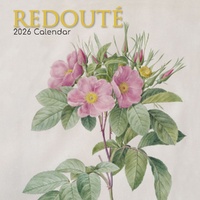 Redouté - 2026 Gifted Stationery Wall Calendar Botanical Flower Art Prints