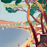 Vintage Travel Posters - 2026 Gifted Stationery Wall Calendar Retro Poster Art