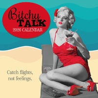 Bitchy Talk - 2026 Gifted Stationery Wall Calendar Sarcastic Quotes Humour