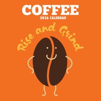 Coffee - 2026 Gifted Stationery Wall Calendar Caffeine Quotes Humour