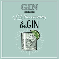 Gin - 2026 Gifted Stationery Wall Calendar Alcohol Quotes Humour
