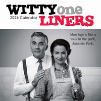 Witty One Liners - 2026 Gifted Stationery Wall Calendar Clever Quotes Humour