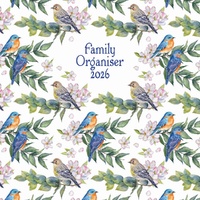 Birdsong Family Organiser - 2026 Gifted Stationery Wall Calendar Planner