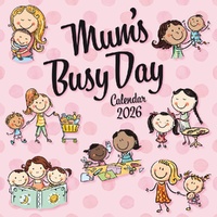 Mum's Busy Day - 2026 Gifted Stationery Wall Calendar Family Planner