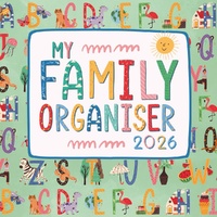 My Family Organiser - ABC - 2026 Gifted Stationery Wall Calendar Planner