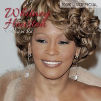Whitney Houston - 2026 Gifted Stationery Wall Calendar Vocal Icon