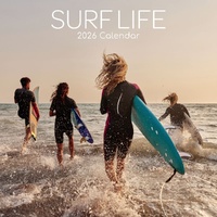 Surf Life - 2026 Gifted Stationery Wall Calendar Coastal Lifestyle