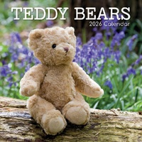 Teddy Bears - 2026 Gifted Stationery Wall Calendar Soft Toy Collectibles