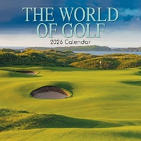 The World of Golf - 2026 Gifted Stationery Wall Calendar Sports Theme