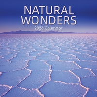 Natural Wonders - 2026 Gifted Stationery Wall Calendar Scenic Earth