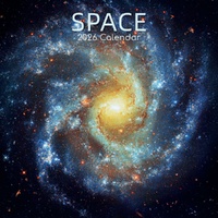 Space - 2026 Gifted Stationery Wall Calendar Cosmic Exploration