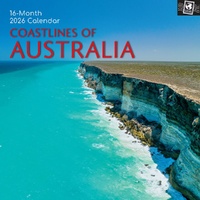Coastlines of Australia - 2026 Gifted Stationery Wall Calendar Scenic Coastlines
