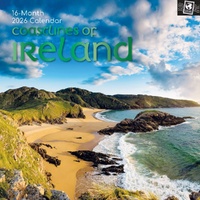 Coastlines of Ireland - 2026 Gifted Stationery Wall Calendar Irish Scenery