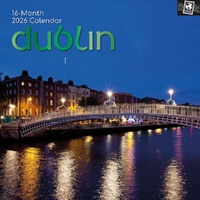 Dublin - 2026 Gifted Stationery Wall Calendar Cityscape Photography