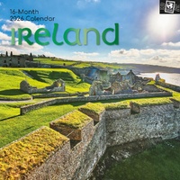 Ireland - 2026 Gifted Stationery Wall Calendar Travel Photography