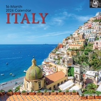 Italy - 2026 Gifted Stationery Wall Calendar Italian Scenery