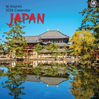 Japan - 2026 Gifted Stationery Wall Calendar Travel Photography