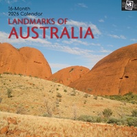 Landmarks of Australia - 2026 Gifted Stationery Wall Calendar Scenic Landmarks