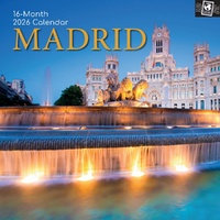 Madrid - 2026 Gifted Stationery Wall Calendar City Photography