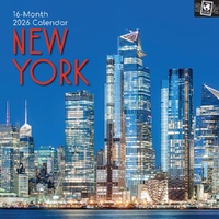 New York - 2026 Gifted Stationery Wall Calendar Cityscape Photography
