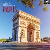 Paris - 2026 Gifted Stationery Wall Calendar Travel Photography