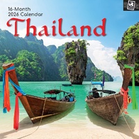 Thailand - 2026 Gifted Stationery Wall Calendar Tropical Travel