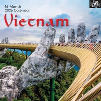 Vietnam - 2026 Gifted Stationery Wall Calendar Asia Travel