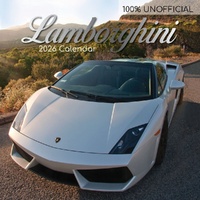 Lamborghini - 2026 Gifted Stationery Wall Calendar Supercars