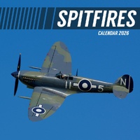 Spitfires - 2026 Gifted Stationery Wall Calendar WWII Aircraft