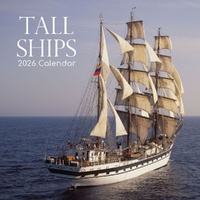 Tall Ships - 2026 Gifted Stationery Wall Calendar Nautical Vessels
