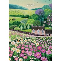 A Country Stroll - 2026 Gifted Stationery A5 Padded Diary Planner Countryside
