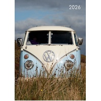Camper Vans - 2026 Gifted Stationery A5 Padded Diary Planner Retro Travel