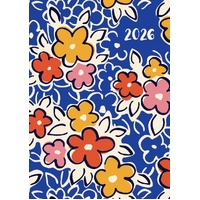 Happy Days - 2026 Gifted Stationery A5 Padded Diary Planner Colourful Florals