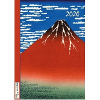 Hokusai - 2026 Gifted Stationery A5 Padded Diary Planner Japanese Artwork