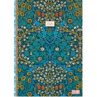 William Morris Blackthorn  2026 Gifted Stationery A5 Padded Diary Planner