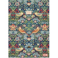 William Morris Strawberry Thief - 2026 Gifted Stationery A5 Padded Diary Planner