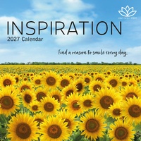 Inspiration - 2027 Gifted Stationery Wall Calendar Monthly Planner
