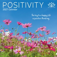 Positivity - 2027 Gifted Stationery Wall Calendar Monthly Planner