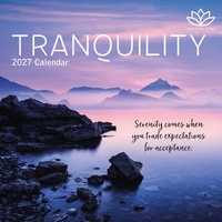 Tranquility - 2027 Gifted Stationery Wall Calendar Monthly Planner