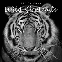 Wild Portraits - 2027 Gifted Stationery Wall Calendar Monthly Planner
