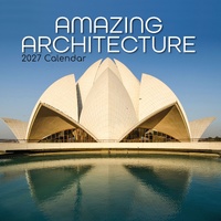 Amazing Architecture - 2027 Gifted Stationery Wall Calendar Monthly Planner